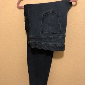 Size 24 Old Navy jeans with tuxedo stripe